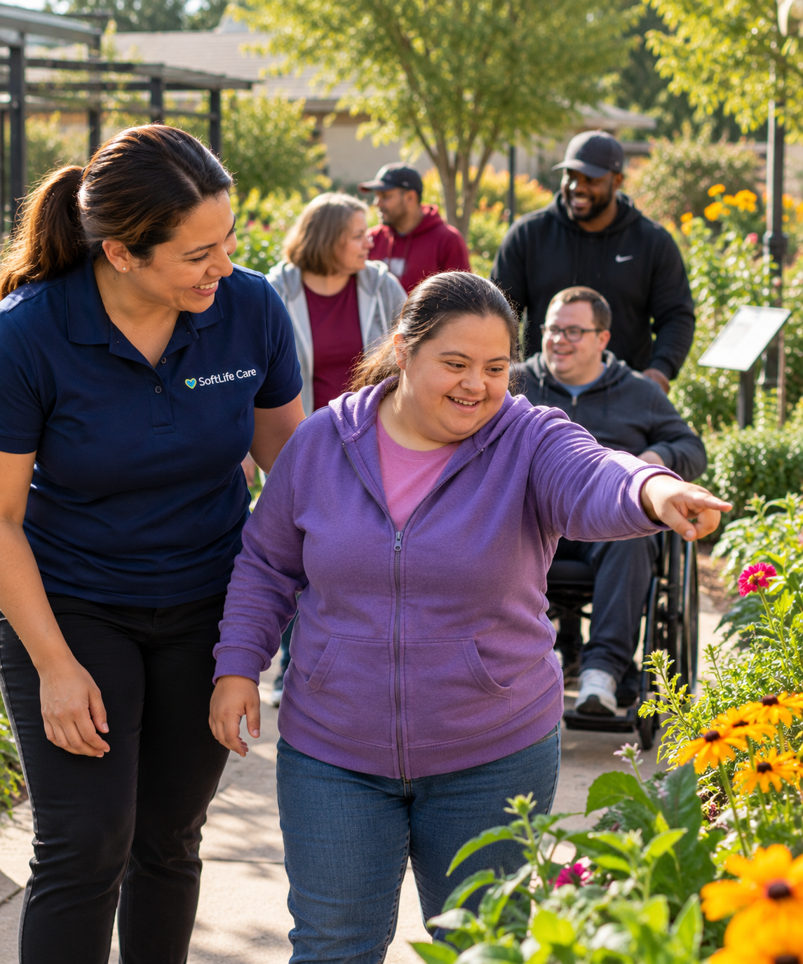 inclusive garden group outing
